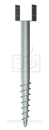 Винтовая свая. Горячий цинк - СВМ-U 57 (3) - 1500